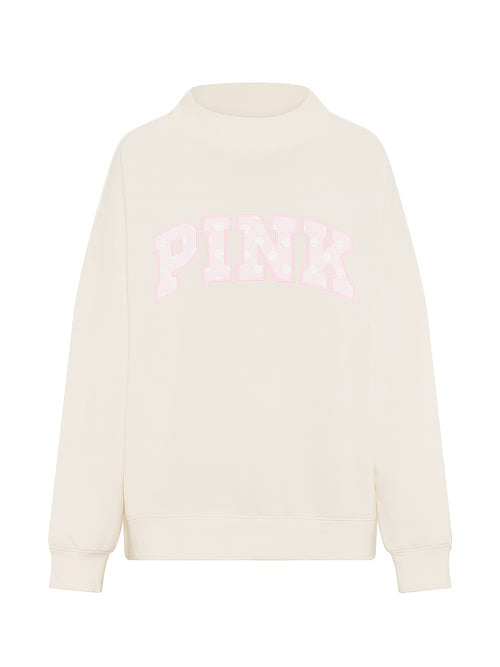Pink Polka Dot Sweatshirt