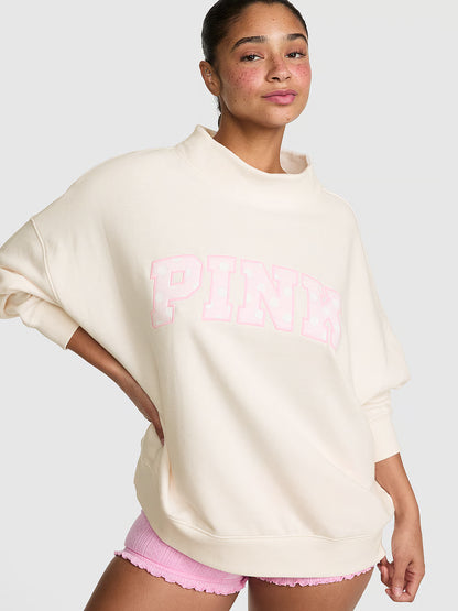 Pink Polka Dot Sweatshirt