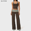 Brown stripes